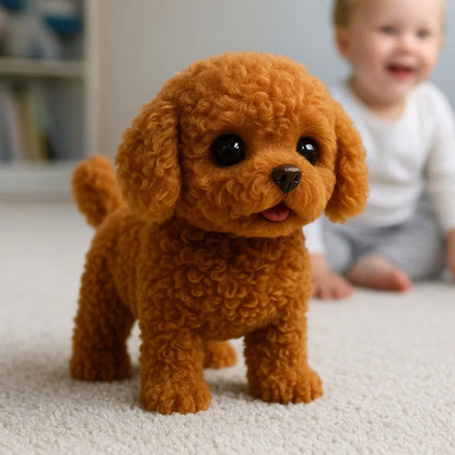 Robotspeelgoed Hond Interactief AI Bewegingen Loopt Blaft Pluche Cadeau Kids