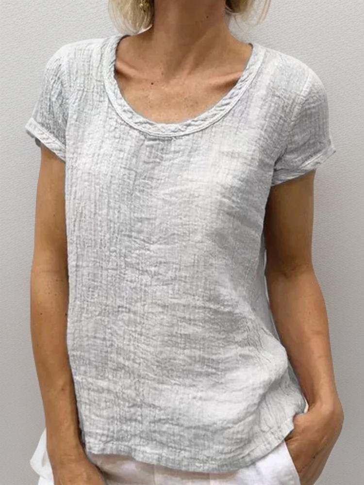 Retro T-shirt met Klassiek Design