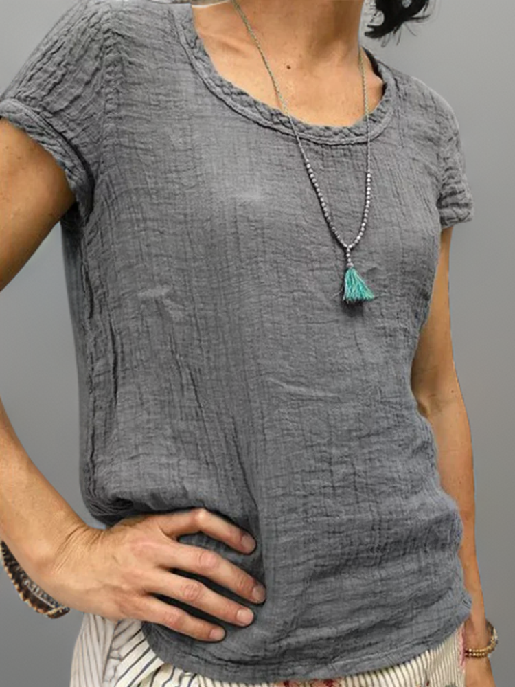 Retro T-shirt met Klassiek Design
