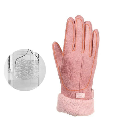 Touchscreen Winterhandschoenen Dames – Winddicht en Warm met Wolvoering voor Smartphone Gebruik