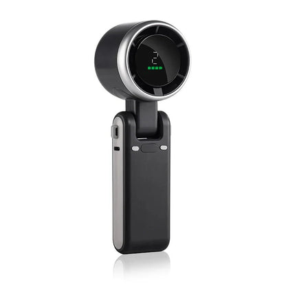 Opvouwbare Handventilator met Digitaal Display – 5 Snelheden, 180° Verstelbaar & Draagbaar voor Thuis