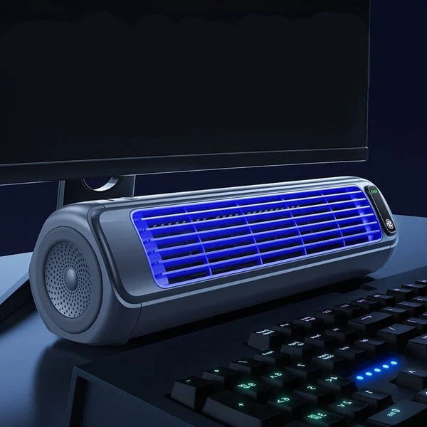 Draagbare Stille Luchtkoeler met Oplaadbare Batterij – 3 Snelheden | USB | 36 dB | Waterkoel-Systeem