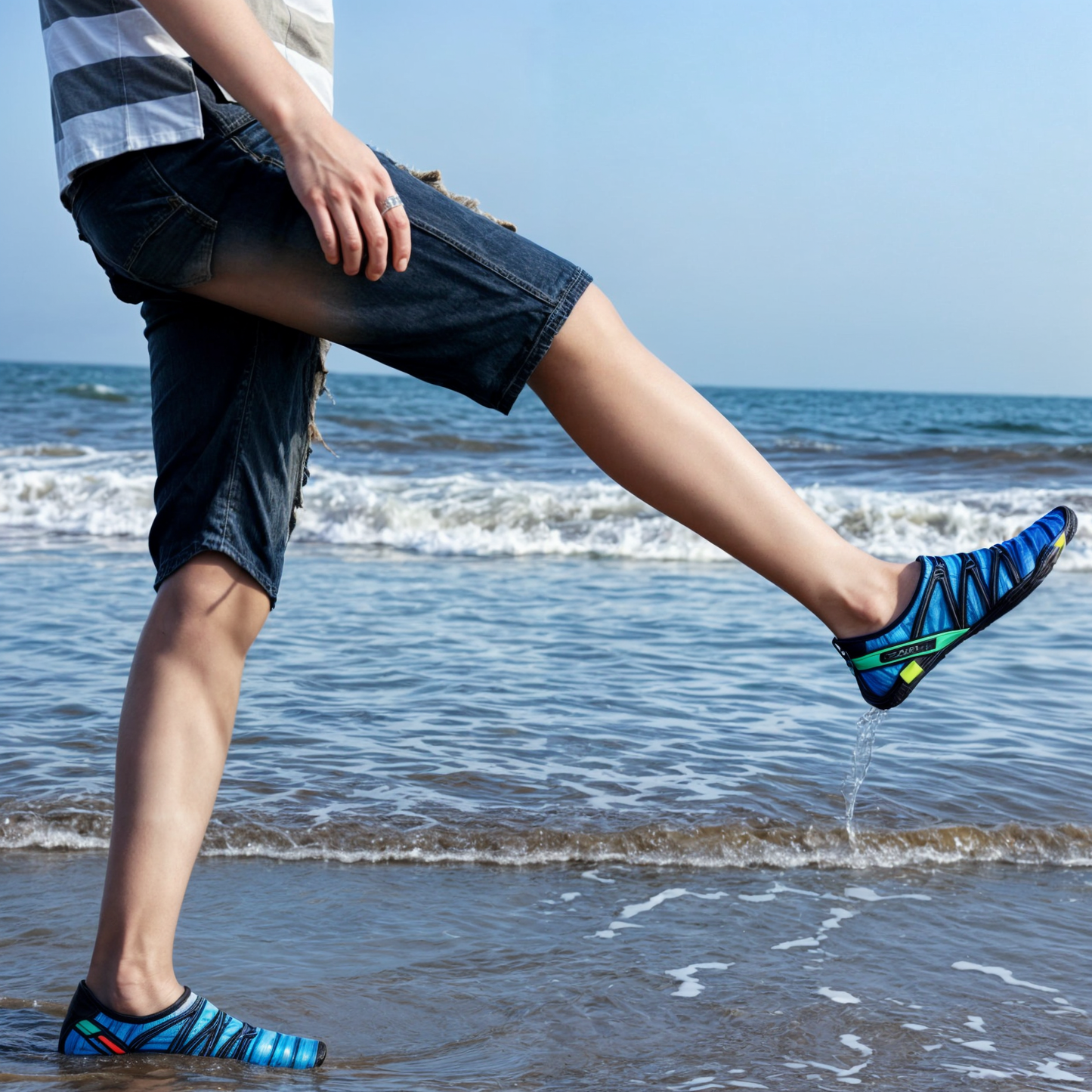 Sneldrogende Waterschoenen voor Strand & Watersport – Antislip Zool