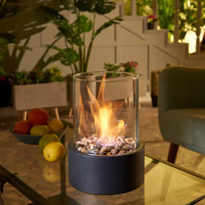 Draagbare Tafellatern met Flikkerende Vlam Sfeerverlichting Modern