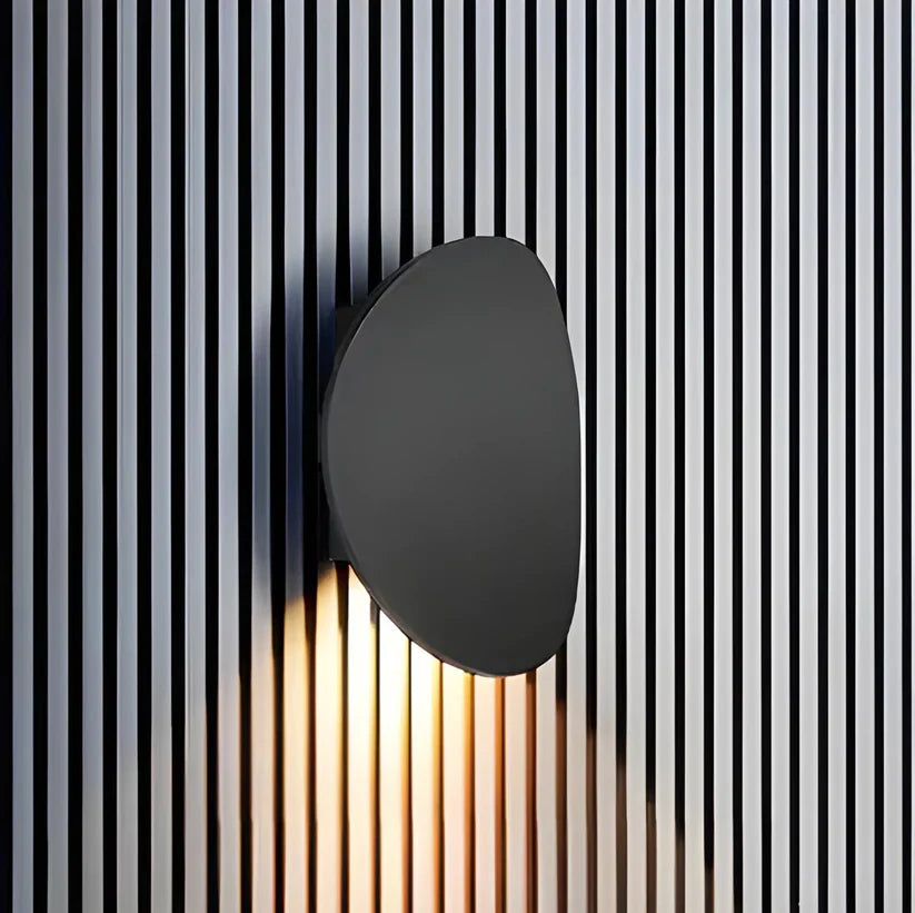 Metalen Wandlamp Schijf Aluminium LED 7W Zwart Wandverlichting Binnen Modern Minimalistisch Design Sfeerverlichting