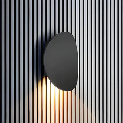 Metalen Wandlamp Schijf Aluminium LED 7W Zwart Wandverlichting Binnen Modern Minimalistisch Design Sfeerverlichting
