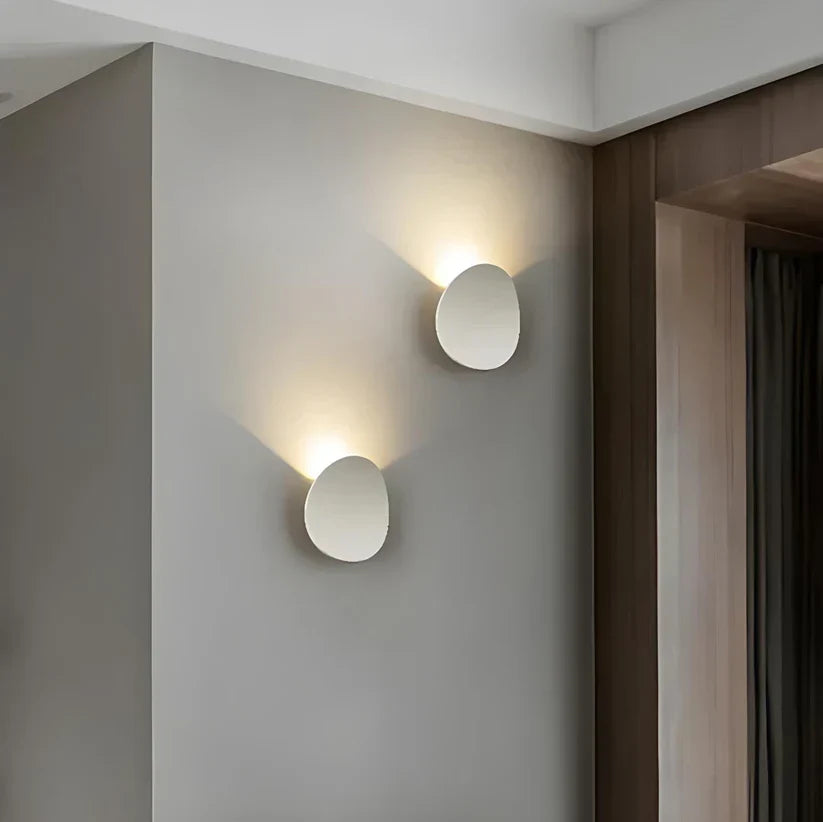 Metalen Wandlamp Schijf Aluminium LED 7W Zwart Wandverlichting Binnen Modern Minimalistisch Design Sfeerverlichting