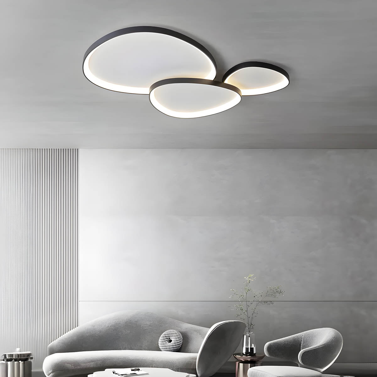 Plafondlamp LED Modern Organisch Design Dimbaar Woonkamer Lamp