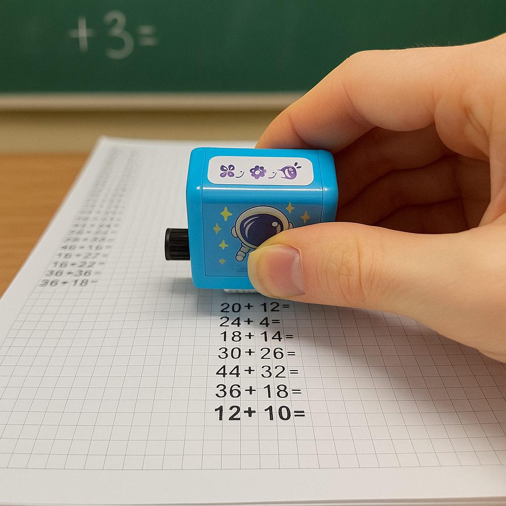 Rekenspel Dobbelsteen met Bewerkingstekens — Educatief Spel voor Kinderen