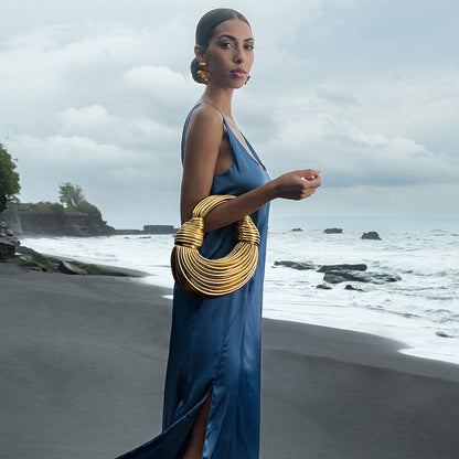 Vegan Handtas Meerdere Vakken Elegante Design