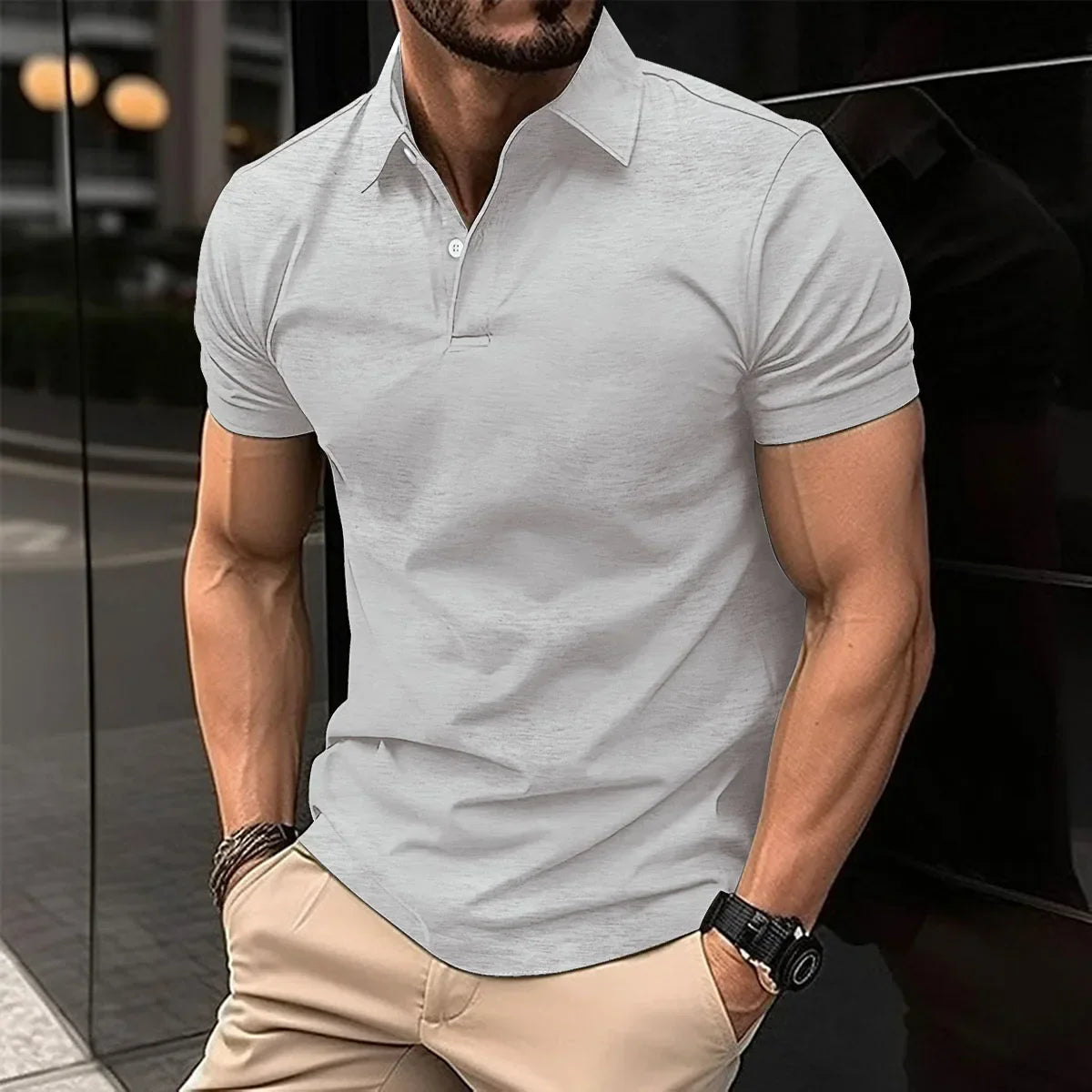 Heren Poloshirt Klassiek van Mike™