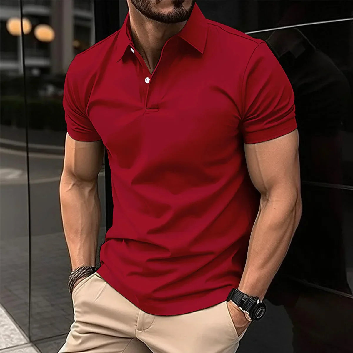 Heren Poloshirt Klassiek van Mike™