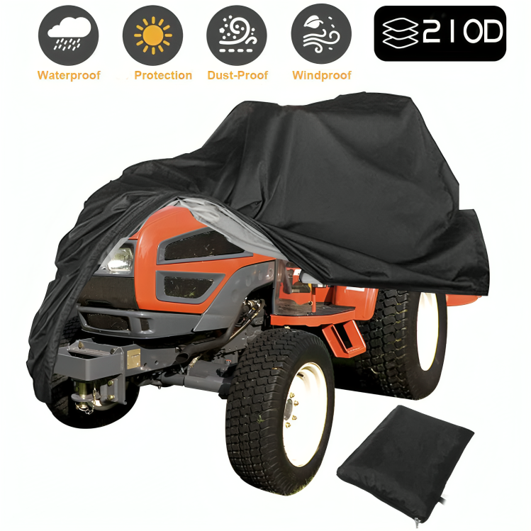 Grasmaaier Beschermhoes Waterdicht 420D Zwart Heavy Duty Universeel