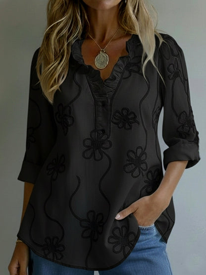 Dames Blouse Lichtgewicht Elegante Pasvorm