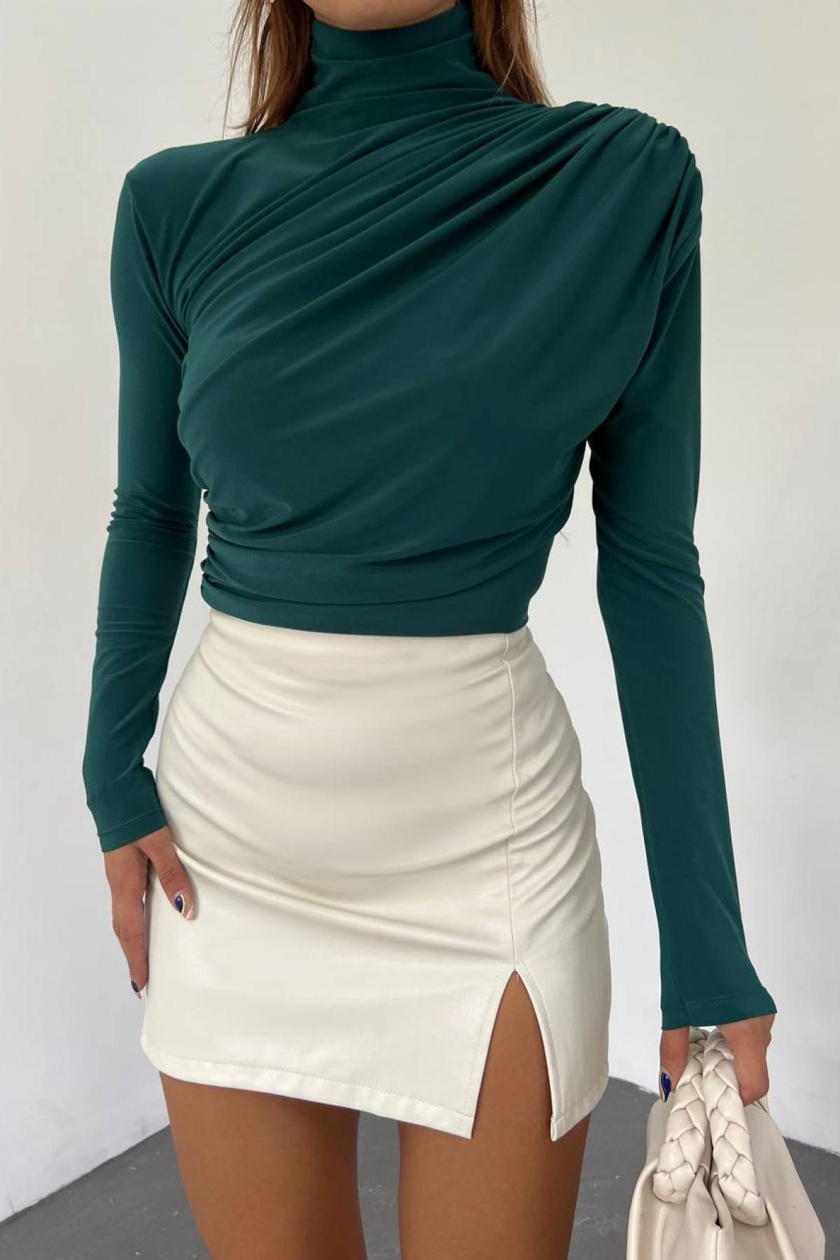 Dames Lange Mouwen Shirt – Stretch Stof Comfortabele Pasvorm