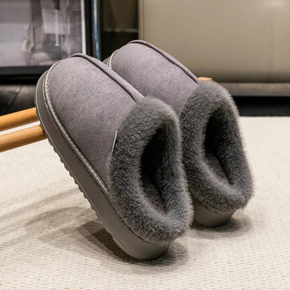 Pluche Pantoffels met Imitatiebont Voering voor Volwassenen