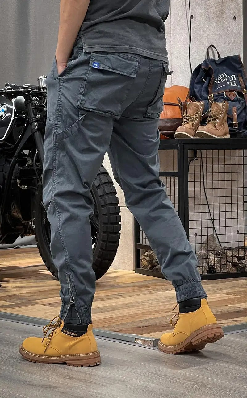Elastische Cargo Broek voor Mannen Comfortabele Zomerbroek