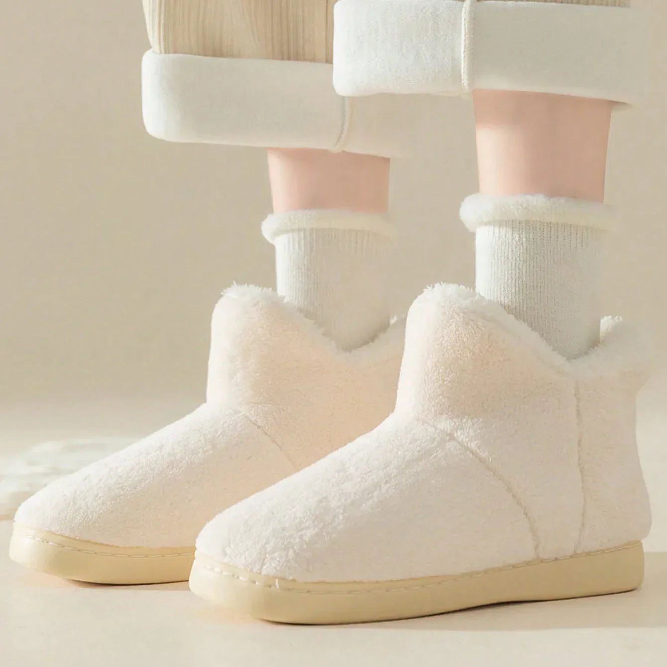 Dames Sherpa Pantoffels Ultra Zachte Warme Binnenpantoffels