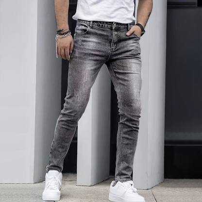 Herenslimfit Jeans van Comfortabele Stof