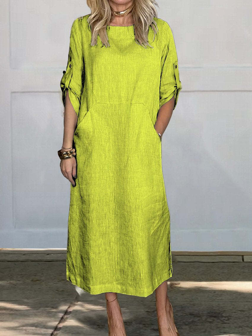 Vrouwelijke Zomerjurk Merel Stijl Elegante Jurk