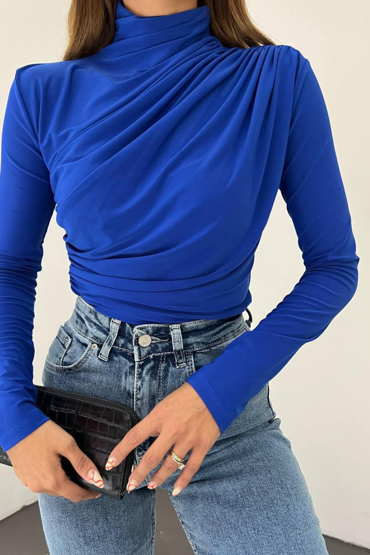 Dames Lange Mouwen Shirt – Stretch Stof Comfortabele Pasvorm