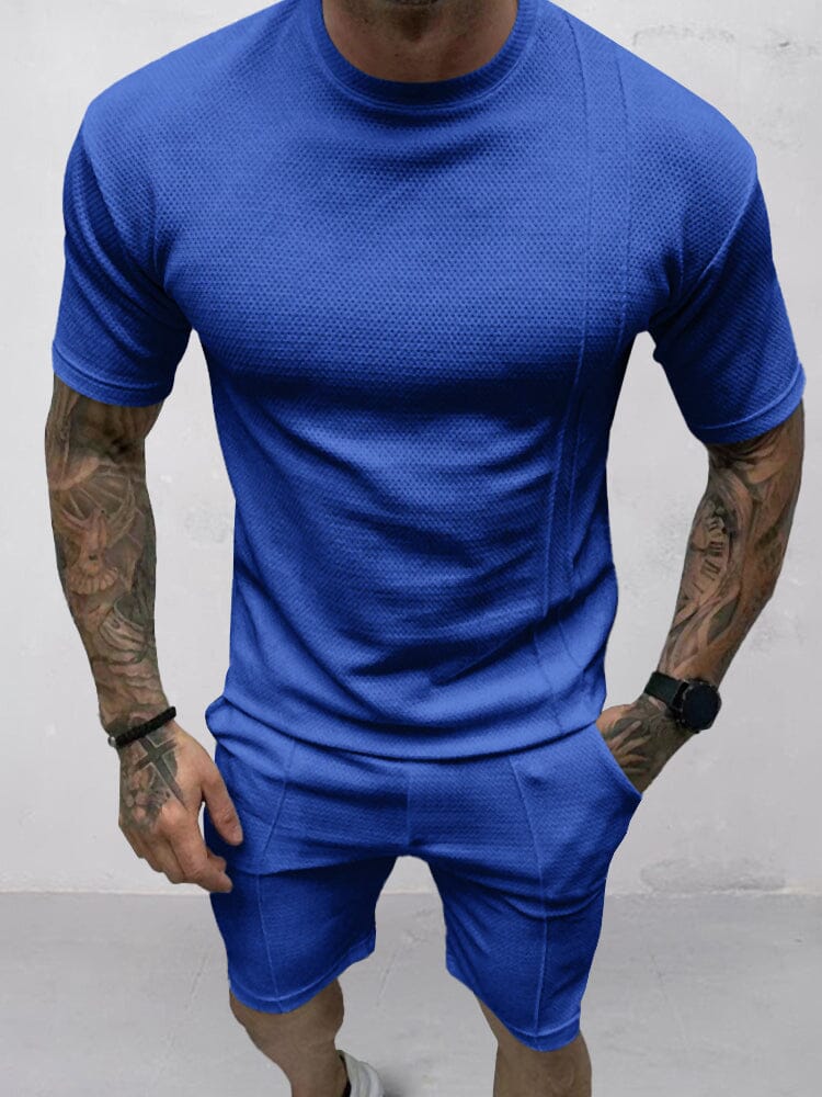 Mannen T-shirt Set Katoen Heren Kleding