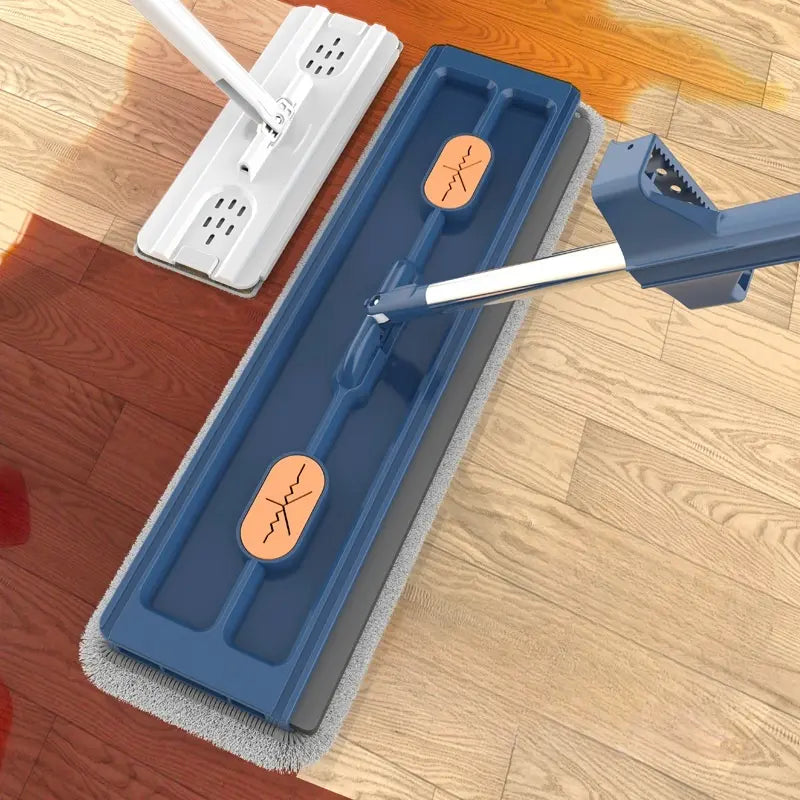 Zelfuitwringende 360° Vlakke Dweil met Roterende Kop voor Alle Vloertypes