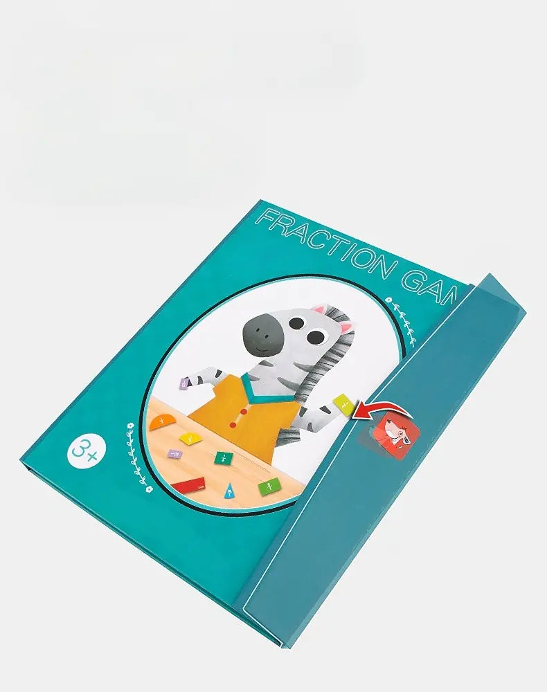 Educatieve Breuken Puzzel met Magnetische Stukken – Wiskundige Leermethode voor Kinderen