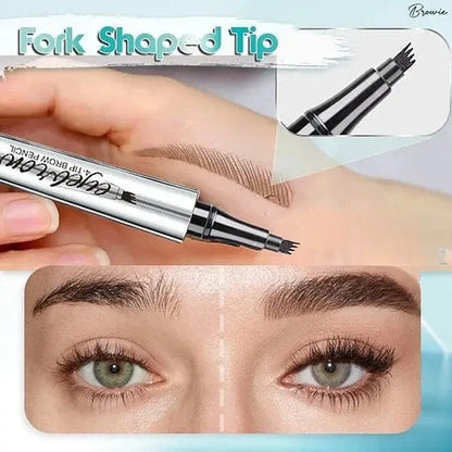 3D Wenkbrauwpotlood voor Natuurlijke Haarlook | Precisie Applicator | Langhoudend tot 36 Uur | Waterproof Brow Pencil