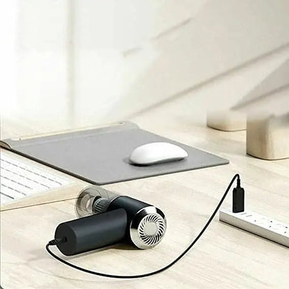 Draadloze Handstofzuiger Compact Mini Stofzuiger voor Bureau Auto en Thuis Oplaadbaar Klein Opbergbaar USB Tafelzuiger Autostofzuiger