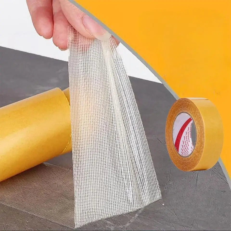 Dubbelzijdige Montage Tape Set van 2 Stuks | Sterk Hechtende Bevestigingstape voor Tapijten, Posters en Kleine Reparaties op Diverse Oppervlakken