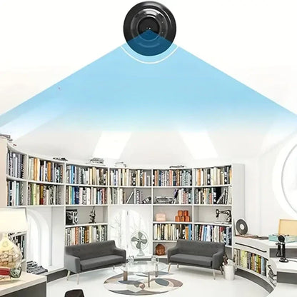 Compacte HD Beveiligingscamera 1080P – Verborgen Monitoring voor Thuis en Kantoor met Nachtzicht