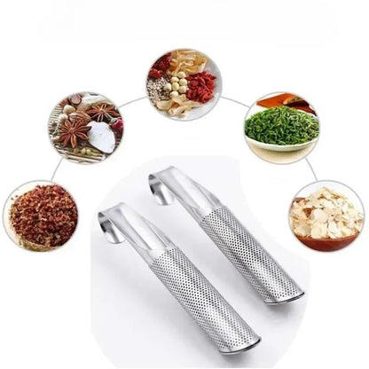 Thee-ei Set van 2 Stuks RVS Fijnmazig Infuser voor Losse Thee