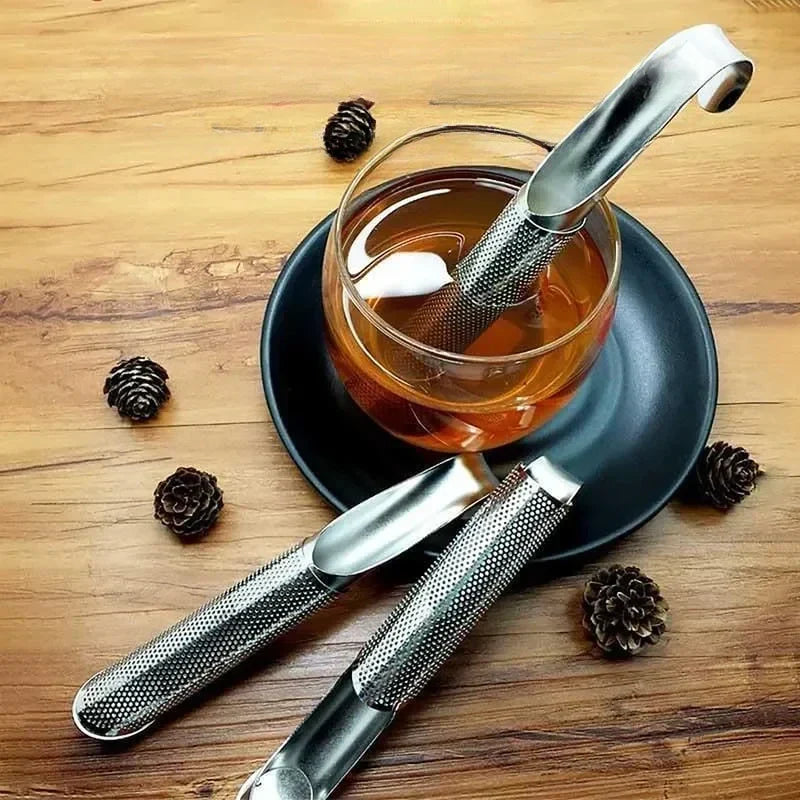 Thee-ei Set van 2 Stuks RVS Fijnmazig Infuser voor Losse Thee