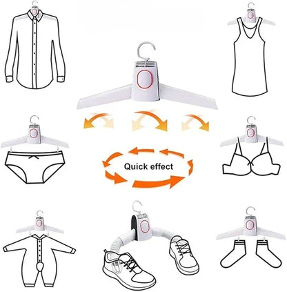 Elektrisch Reisdroogrek voor Kleding – Compact Opvouwbaar
