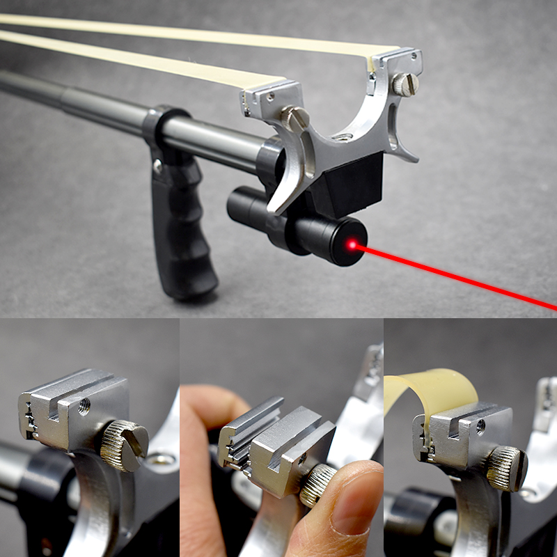 Telescopische Katapult met Laservisier – Krachtige Precisiekatapult voor Outdoorgebruik