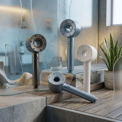 Handdouche met 5 Verstelbare Standen – Waterbesparende Douchekop met Verhoogde Druk – Badkameraccessoire voor Zwakke Waterdruk