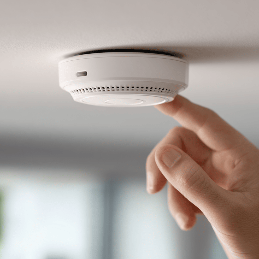 Slimme WiFi Rookmelder met Warmtesensor Bluetooth Indoor Plafond of Muurbevestiging | Smart Rookdetector Tuya App Plafondmontage Brandbeveiliging Alarm 85dB