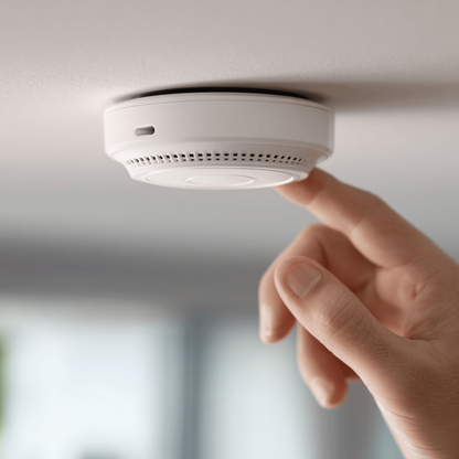 Slimme WiFi Rookmelder met Warmtesensor Bluetooth Indoor Plafond of Muurbevestiging | Smart Rookdetector Tuya App Plafondmontage Brandbeveiliging Alarm 85dB