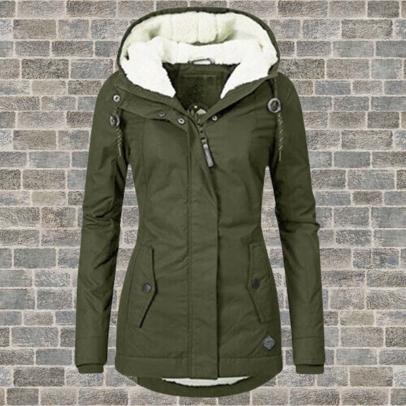 Dames Winterjas Waterdicht Warm Met Capuchon