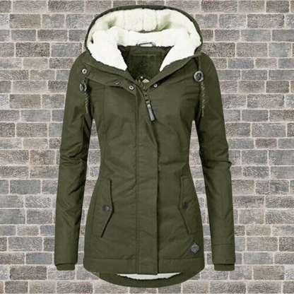 Dames Winterjas Waterdicht Warm Met Capuchon