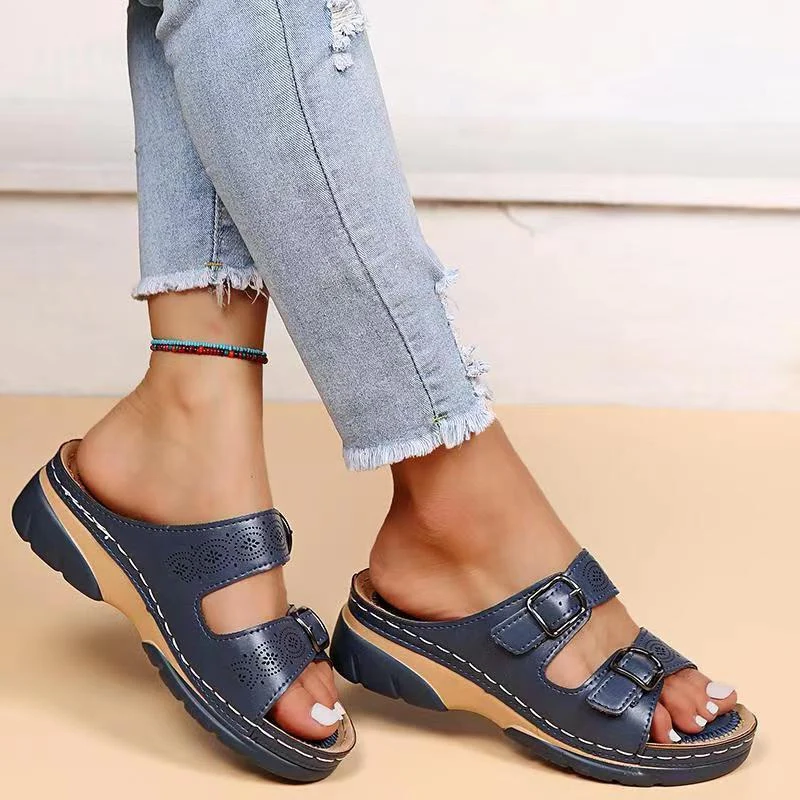 Orthopedische Sandalen Dames met Verstelbare Gespen en EVA-Zool Comfortabel en Ondersteunend Zomerschoeisel