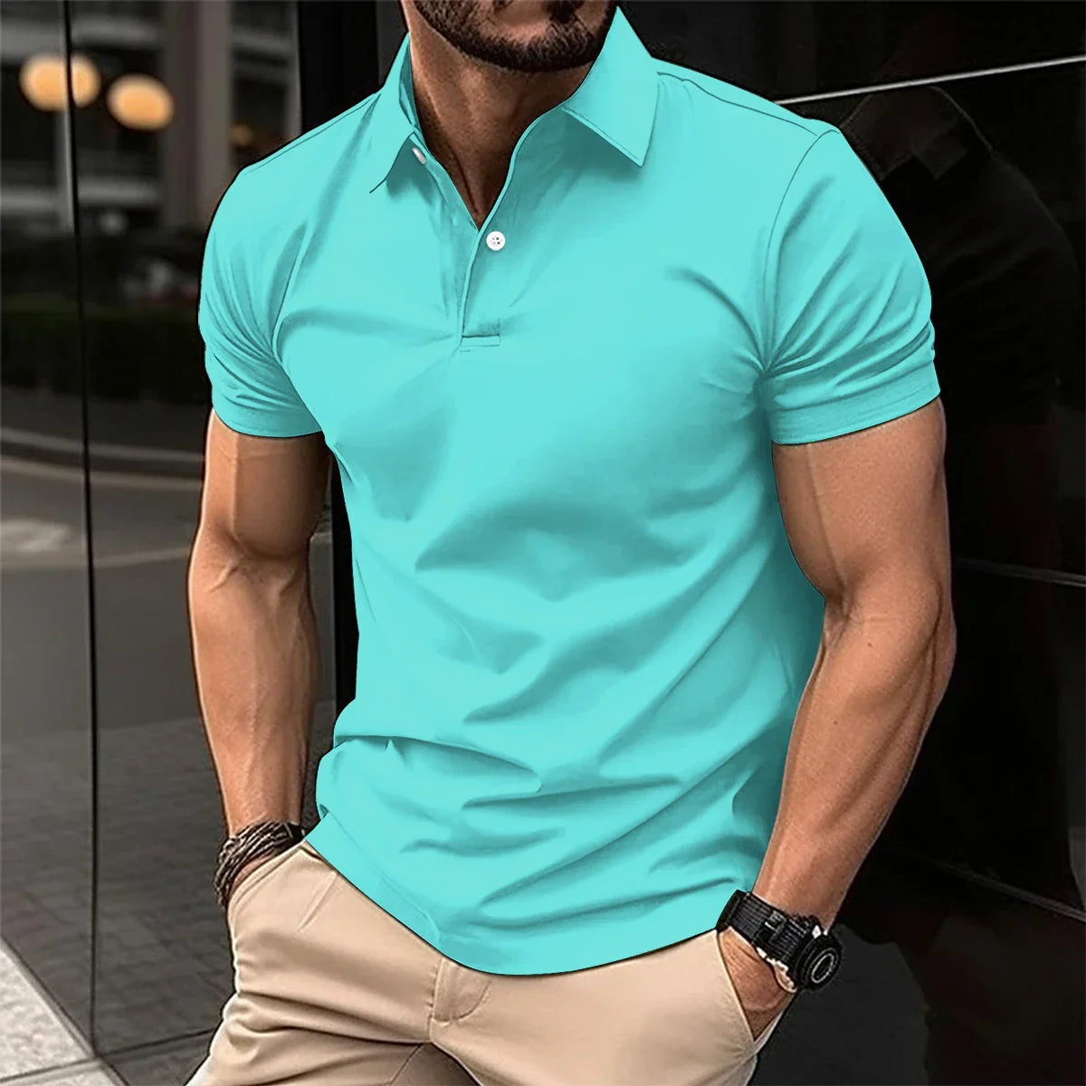 Heren Poloshirt Klassiek van Mike™