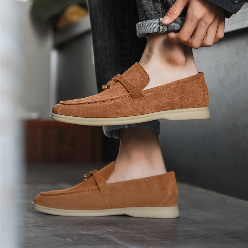 Suède Loafers voor Heren Zacht Leer Comfortabele Schoenen