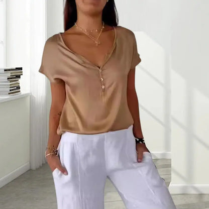 Elegante Vrouwelijke Top Isabella Stijl