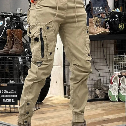 Elastische Cargo Broek voor Mannen Comfortabele Zomerbroek