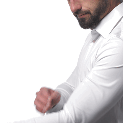Elegante Mannen Overhemd Italiaanse Stijl