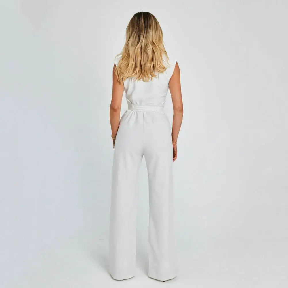 V-Neck Avondjurk Elegante Jumpsuit voor Vrouw