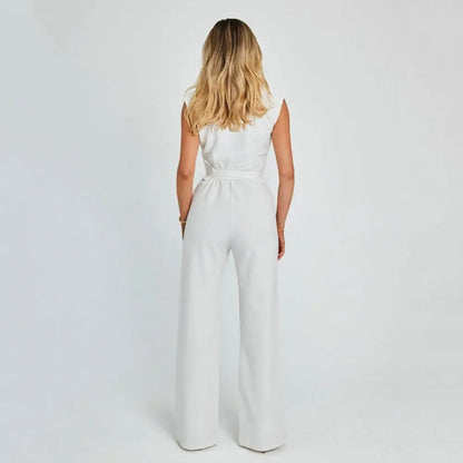 V-Neck Avondjurk Elegante Jumpsuit voor Vrouw