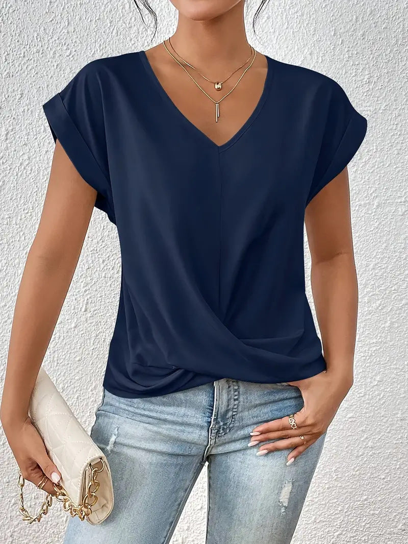 Vrouwelijke Blouse Luchtige Zomerjurk Stof